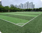 KOLON GLOTECH | KOLON GLOTECH 人工芝 紡糸技術 3-ball(Mono 原糸用) 使用例（球場)
