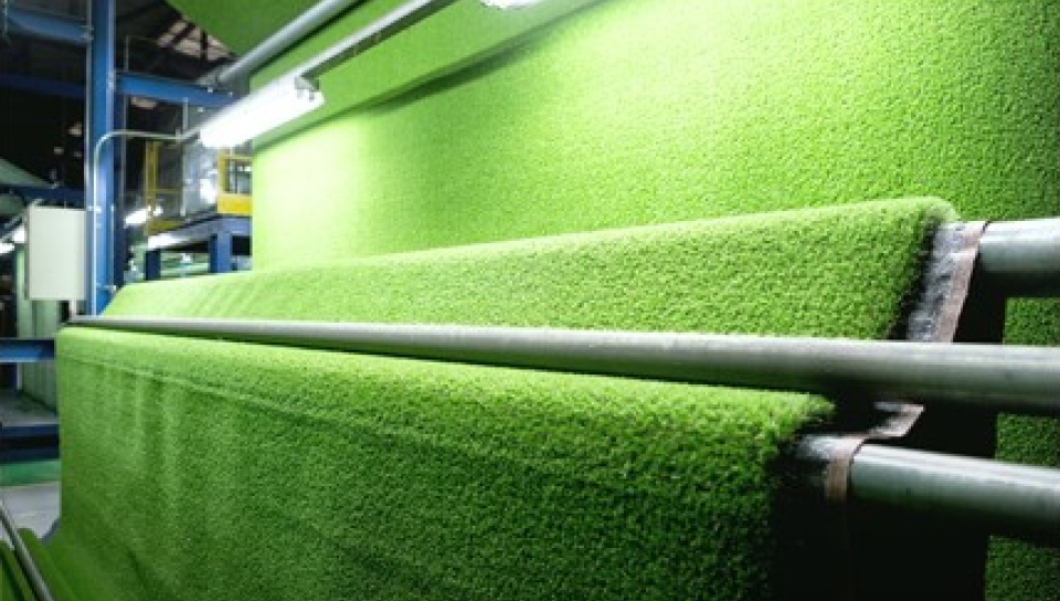 KOLON GLOTECH | KOLON GLOTECH 人工芝 製織工程