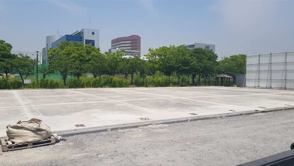 KOLON GLOTECH 코오롱글로텍 | 시공 작업 구장 사전 점검