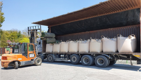 KOLON GLOTECH | KOLON GLOTECH 人工芝 廃棄人工芝リサイクル 廃棄人工芝搬出